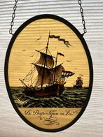 Raamhanger buis schip haringbuis glas in lood, Ophalen of Verzenden