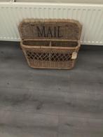 Moiie rustic rattan post/ krantenbak in riviera maison styl, Huis en Inrichting, Woonaccessoires | Krantenbakken en Lectuurbakken