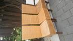 Drie houten stoelen., Tuin en Terras, Ophalen of Verzenden, Zo goed als nieuw, Hout