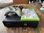 Xbox 360 S console,  zwart, Ophalen of Verzenden, Met 1 controller, 250 GB, Gebruikt