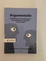 argumentatie - A.F. Snoeck-Henkemans, Boeken, A.F. Snoeck-Henkemans, Ophalen of Verzenden, Alpha, WO