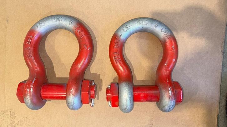 2x Nieuwe 35 Tons Harpsluiting, Doe-het-zelf en Verbouw, Lieren en Takels, Nieuw, Handmatig, Ophalen of Verzenden