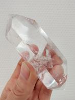Geslepen bergkristal dubbeleinder, Ophalen of Verzenden, Mineraal