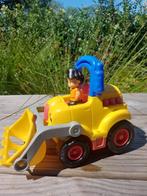 Mooie Fisher Price bulldozer / Lifty the loader met bouwgelu, Ophalen, Zo goed als nieuw, Auto of Voertuig