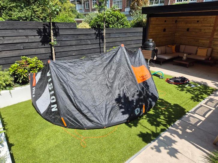 RRD vision Y26 8m kite, Watersport en Boten, Kitesurfen, Zo goed als nieuw, Geen board, Ophalen