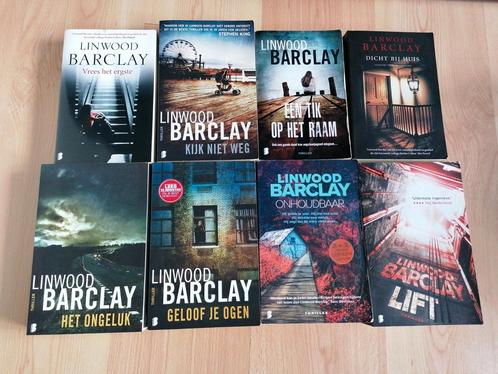 8x Linwood Barclay -Lift-Onhoudbaar-Geloof je ogen-Het Ongel, Boeken, Thrillers, Gelezen, Nederland, Ophalen of Verzenden