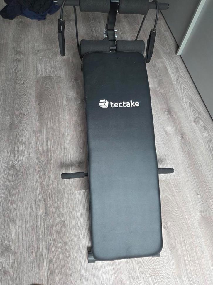 Tectake Krachtstation / Buikspierbank, Sport en Fitness, Fitnessapparatuur, Gebruikt, Krachtstation, Armen, Benen, Buik, Metaal