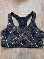 Sport bh, Maat 38/40 (M), H&M, Zwart, Ophalen of Verzenden