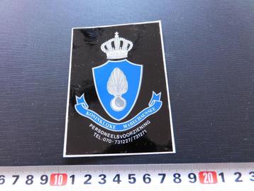 stickers Leger Politie Koninklijke Marechaussee  beschikbaar voor biedingen
