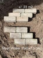 Beton gebakken waaltjes +/- 23 m2, Tuin en Terras, Tegels en Klinkers, Beton, Ophalen of Verzenden, Klinkers, 10 m² of meer