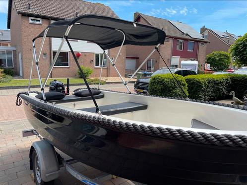 Sloep Liberty 400 met nieuwe BBM Suzuki 6 PK four stroke, Watersport en Boten, Sloepen, Zo goed als nieuw, Tot 10 pk, 3 tot 6 meter