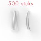 CLEAR / TRANSPARANTE manicure tips, kort opzetstuk, 500 stuk, Ophalen of Verzenden