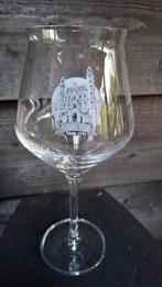 Venlose vrind bierglas stadhuis Venlo, Ophalen of Verzenden, Zo goed als nieuw, Bierglas