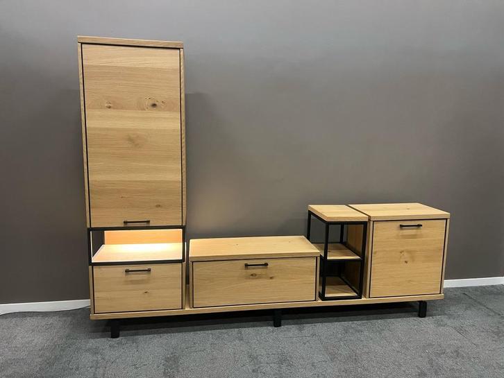 Ridge Ridgefield Henders en Hazel nu €999,-, Huis en Inrichting, Lampen | Vloerlampen, Nieuw, Minder dan 100 cm, Hout, Metaal