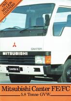 Folder Mitsubishi Canter FE & FC (uit Nieuw-Zeeland ca.1988), Verzenden, Gelezen, Mitsubishi