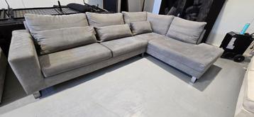 Hoekbank Pronto Grijs Ecru - Uitwasbaar beschikbaar voor biedingen