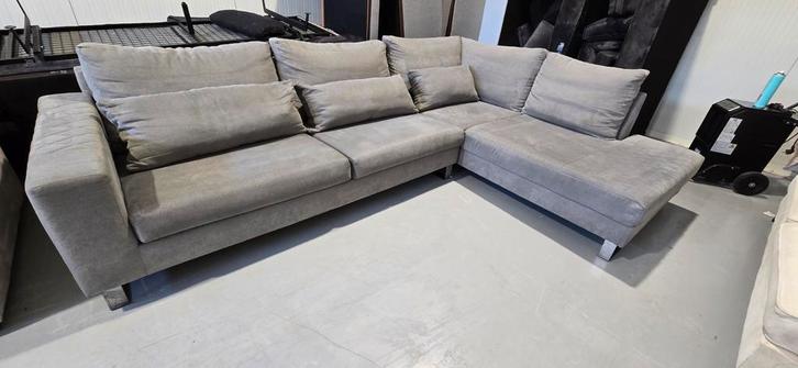 Hoekbank Pronto Grijs Ecru - Uitwasbaar, Huis en Inrichting, Banken | Bankstellen, Ophalen of Verzenden