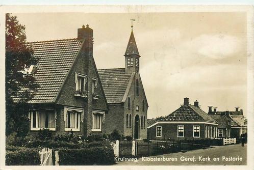 (378-338-013) Kloosterburen Kruisweg, Verzamelen, Ansichtkaarten | Nederland, Groningen, Verzenden
