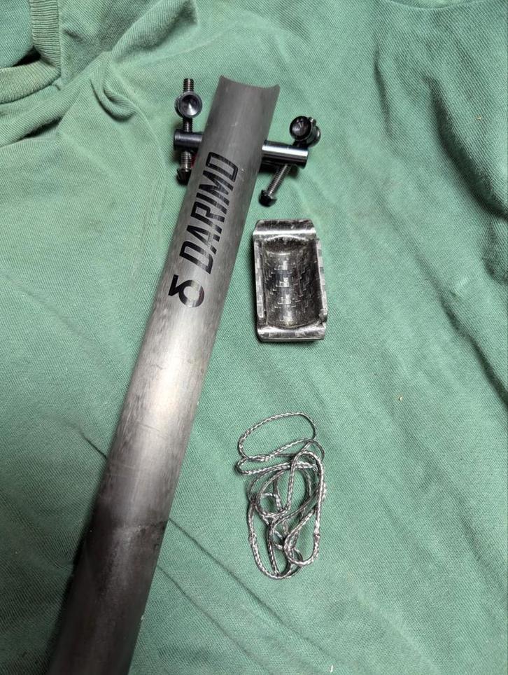 Darimo T1 Loop zadelpen 27,2mm (76 gram!), Fietsen en Brommers, Fietsonderdelen, Zo goed als nieuw, Algemeen, Zadel, Ophalen of Verzenden