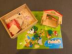 Houten Boerderij Speelgoed Set, Kinderen en Baby's, Speelgoed | Houten speelgoed, Ophalen of Verzenden, Zo goed als nieuw, Overige typen