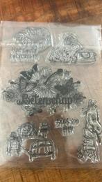 Clear stamp beterschap, Hobby en Vrije tijd, Stempelen, Ophalen of Verzenden, Zo goed als nieuw, Clearstamp