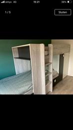 Stapelbed trasman maxim met ingebouwde kledingkast, Kinderen en Baby's, Kinderkamer | Stapelbedden en Hoogslapers, Ophalen, Zo goed als nieuw