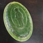 Vintage Groen Glas Bruintje Beer uranium glas?, Ophalen of Verzenden