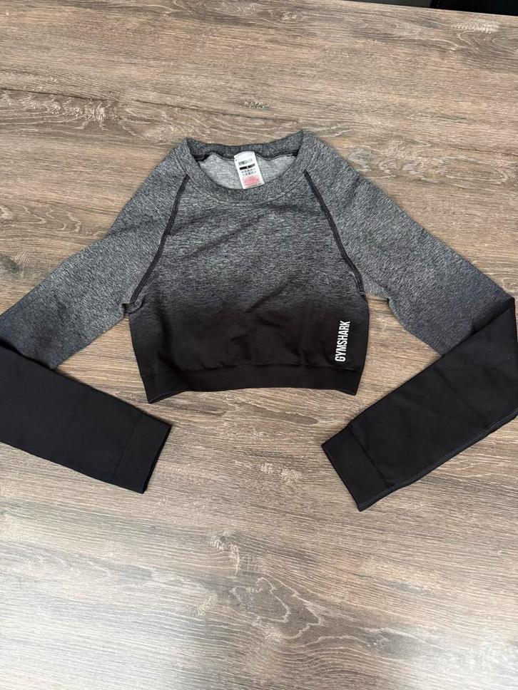 Gymshark Sportkleding Set - Maat M, Kleding | Dames, Sportkleding, Zo goed als nieuw, Fitness of Aerobics, Maat 38/40 (M), Zwart