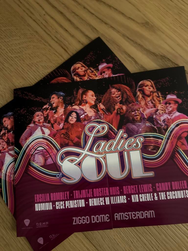 Ladies soul kaartjes 2x, Tickets en Kaartjes, Concerten | Overige, Twee personen