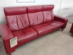 Stressless relax-bankstel 230 en 170 cm, voor 300=., Ophalen, Zo goed als nieuw, Rechte bank, Vierpersoons of meer