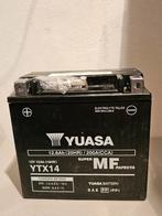 Nieuwe YUASA YTX14 AGM Accu, Motoren, Ophalen of Verzenden, Nieuw