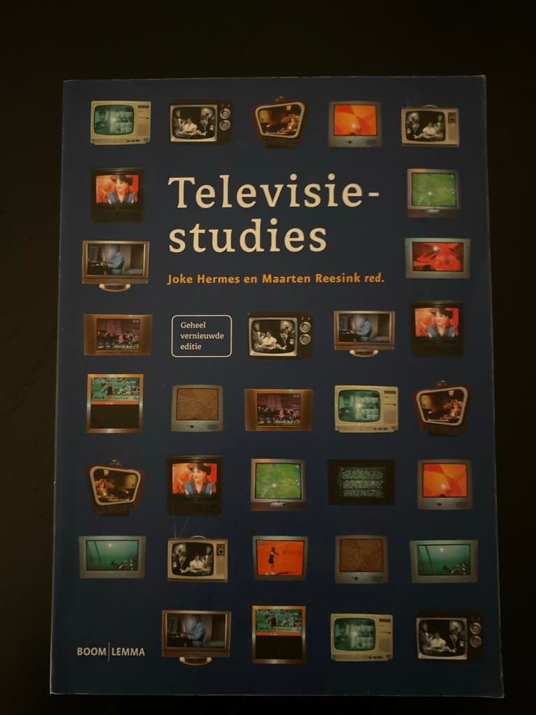 Televisiestudies - Joke Hermes en Maarten Reesink, Ophalen of Verzenden, Zo goed als nieuw, Media