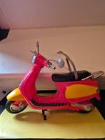 Barbie Scooter Vespa - Roze/Geel, Kinderen en Baby's, Ophalen of Verzenden, Zo goed als nieuw, Meisje