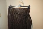 Pauw Amsterdam linnen wikkel rok maxi rok bruin 2/M, Kleding | Dames, Rokken, Maat 38/40 (M), Bruin, Verzenden, Pauw