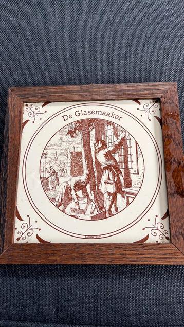 Oud Hollandse Tegel - De Glasemaaker beschikbaar voor biedingen