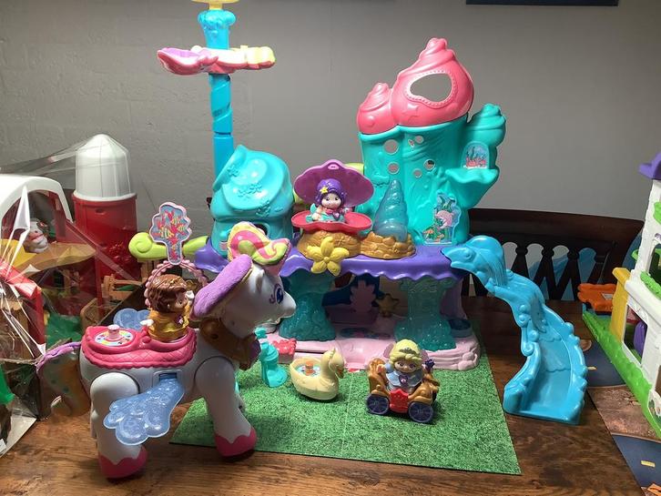 Vtech magisch diepzeekasteel en eenhoorn, Kinderen en Baby's, Speelgoed | Vtech, Zo goed als nieuw, Ophalen of Verzenden