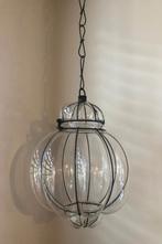 Venetiaanse glazen hanglamp – mondgeblazen, jaren ’60, Huis en Inrichting, Lampen | Hanglampen, Gebruikt, Venetiaans/Murano, Ophalen of Verzenden