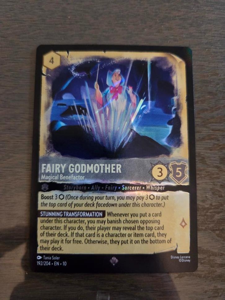 Fairy Godmother Magical Benefactor 192 FOIL Whispers, Hobby en Vrije tijd, Verzamelkaartspellen | Overige, Nieuw, Losse kaart