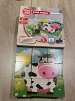 Playtive Cube Puzzel 100% Hout 2+, 2 tot 4 jaar, Gebruikt, Ophalen of Verzenden, Van hout