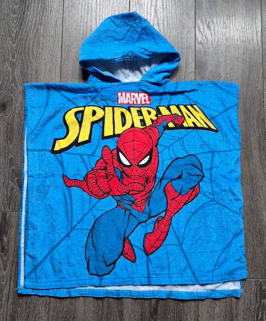 Badcape spiderman!, Kinderen en Baby's, Kinderkleding | Kinder-zwemkleding, Jongen of Meisje, One size, Ophalen of Verzenden, Zo goed als nieuw