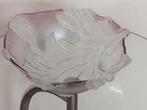 Glazen schaal met bloemmotief Art Glas, Schaal, Ophalen of Verzenden, Overige vormen, Glas