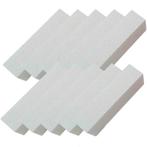10x white block / bufferblock., Sieraden, Tassen en Uiterlijk, Uiterlijk | Cosmetica en Make-up, Ophalen of Verzenden