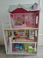 Groot Poppenhuis - 125cm hoog, Ophalen of Verzenden, Gebruikt, Poppenhuis