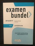 Examenbundel HAVO Aardrijkskunde 2016/2017, Boeken, Schoolboeken, Ophalen of Verzenden, Zo goed als nieuw, HAVO, Aardrijkskunde