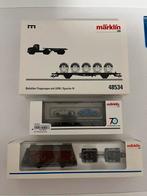Marklin Wagons Porsche 45056 46821 set 48534, Hobby en Vrije tijd, Wisselstroom, Wagon, Ophalen of Verzenden, Zo goed als nieuw