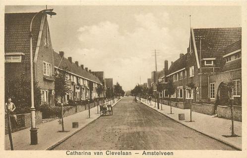 (701-255-041) Amstelveen Catharina van Clevelaan, Verzamelen, Ansichtkaarten | Nederland, Noord-Holland, Verzenden