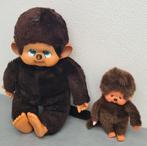 2 vintage monchhichi poppetjes 1 grote en 1 kleine, Verzamelen, Ophalen of Verzenden, Pop