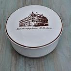 Bonbonschaaltje met deksel Hulstkampgebouw Rotterdam, Gebruikt, Overige typen, Ophalen of Verzenden, Overige stijlen