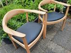 NIEUW!! HANS J. WEGNER  - Stoelen 2x, Huis en Inrichting, Stoelen, Ophalen, Twee, Nieuw, Hout