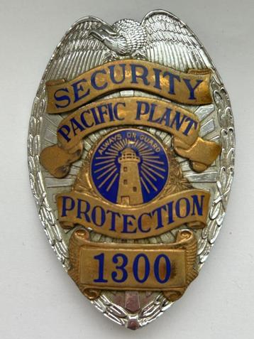 Badge Security pacific plant protection  beschikbaar voor biedingen
